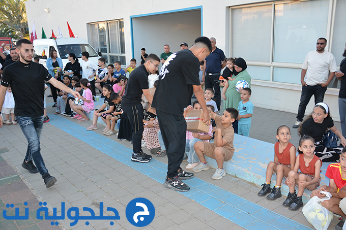 موكب كأس العالم المتجول في جلجولية برعاية جمعية غيث
